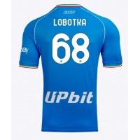 SSC Napoli Stanislav Lobotka #68 Hjemmedrakt 2023-24 Kortermet